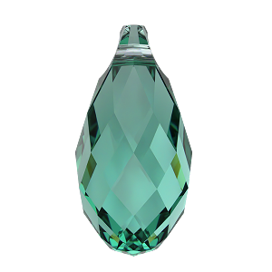 STAR BRIGHT 6010 Briolette Pendants 11x5.5mm Reinvented Caribbean Green 